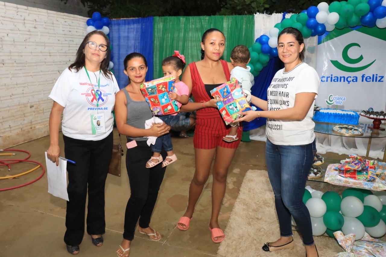 Crianças atendidas pelo Programa  Criança Feliz recebem festa comemorativa - Imagem 1