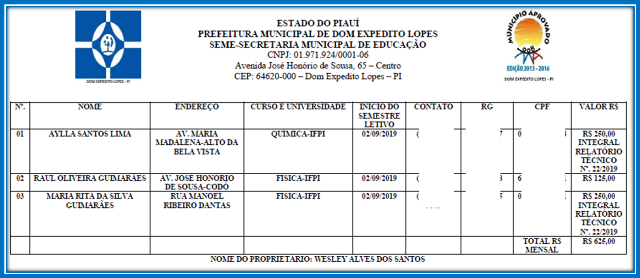 Secretaria Municipal de Educação de Dom Expedito Lopes-PI investe em “Educação Técnica e Superior. - Imagem 12