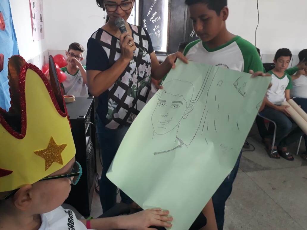 Alunos e professores fazem homenagem e acolhem o adolescente Felipe Gabriel   - Imagem 6