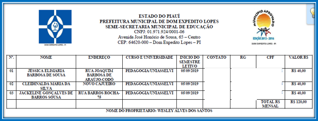 Secretaria Municipal de Educação de Dom Expedito Lopes-PI investe em “Educação Técnica e Superior. - Imagem 2