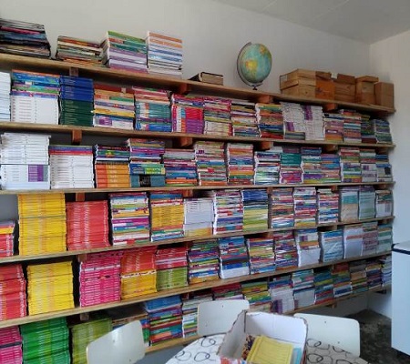 Escola municipal João Belarmino do Vale ganha novas estruturas na biblioteca