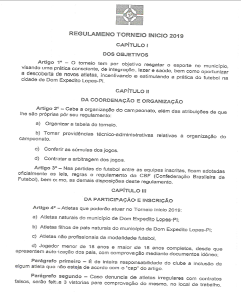 Reunião define programação do I Torneio Municipal de Futebol em Dom Expedito Lopes - Imagem 3
