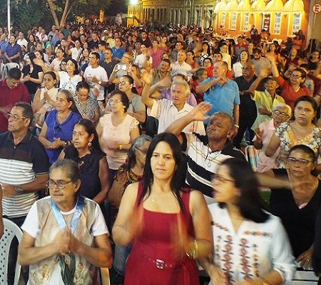 Muitos fieis de outras cidades vieram prestigiar a 2ª novena da Imaculada Conceição 