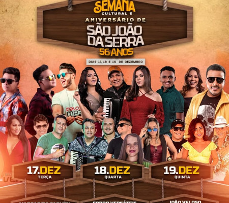 Prefeito Ananias André confirma bandas para tocar na Semana Cultural