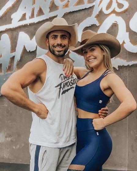 Kaysar Dadour e Mayara Araújo fazem par no