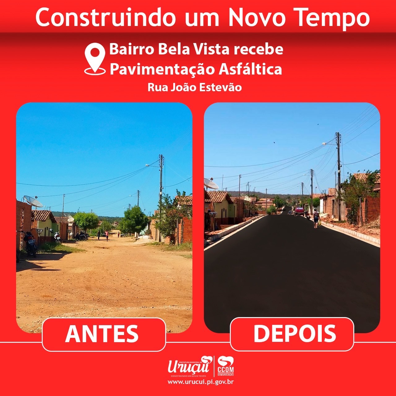 Com 90% de obras concluídas, bairros Alto Bonito e Bela Vista estão de cara nova - Imagem 3