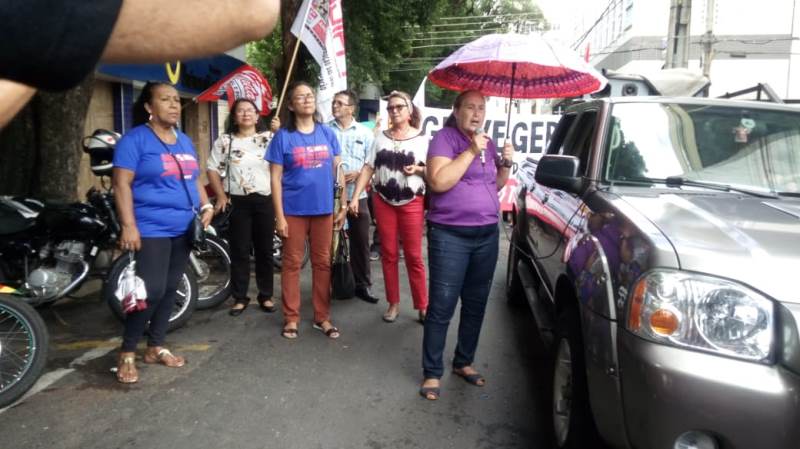 Sindicato dos Trabalhadores (as) Rurais participa de ato público em defesa do trabalhador rural - Imagem 1