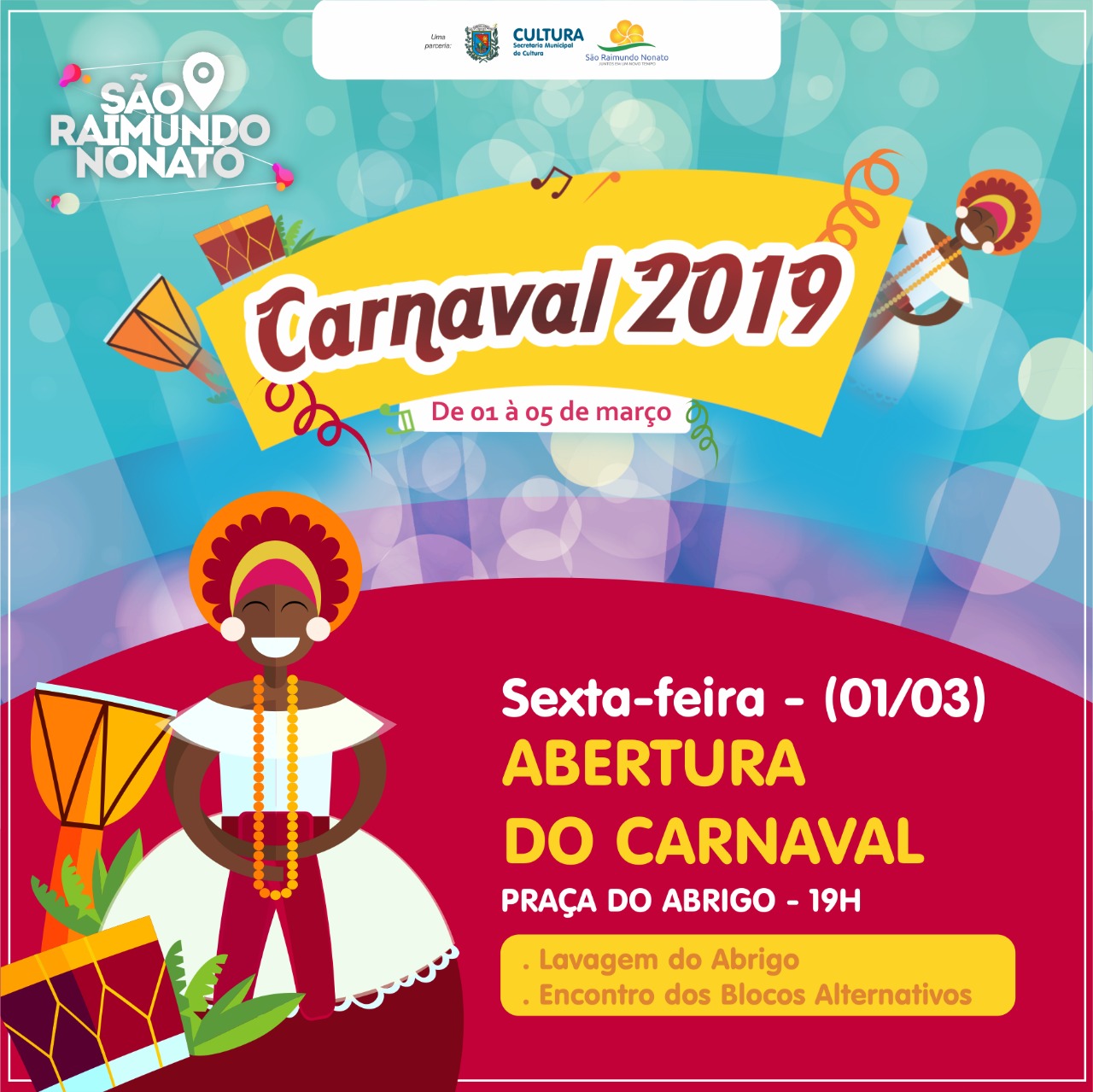Carnaval 2019: A Bahia da Magia, da Alegria e do Axé faz a festa em São Raimundo Nonato - Imagem 1