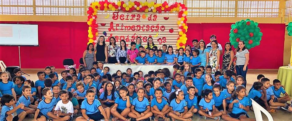 NASF - AB realiza feira de alimentação saudável para alunos da rede municipal de ensino