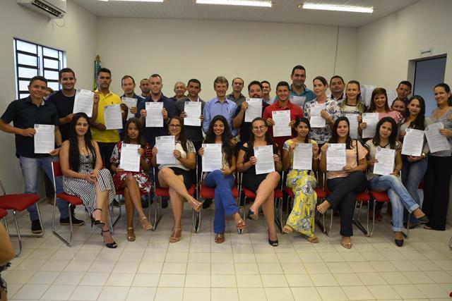 Novos funcionários do município