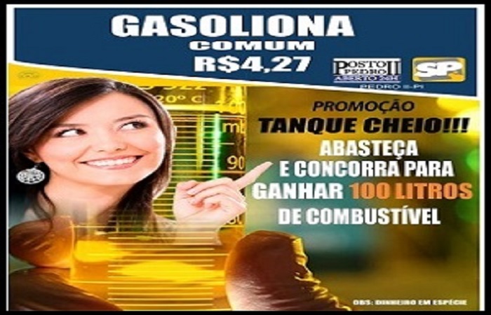 Posto Pedro II realiza sorteios da promoção Tanque Cheio
