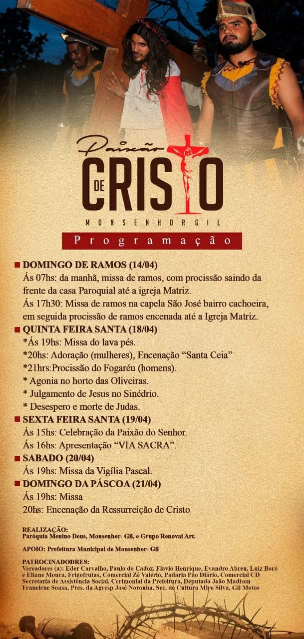 Paróquia do Menino Deus lança programação da Semana Santa  - Imagem 8