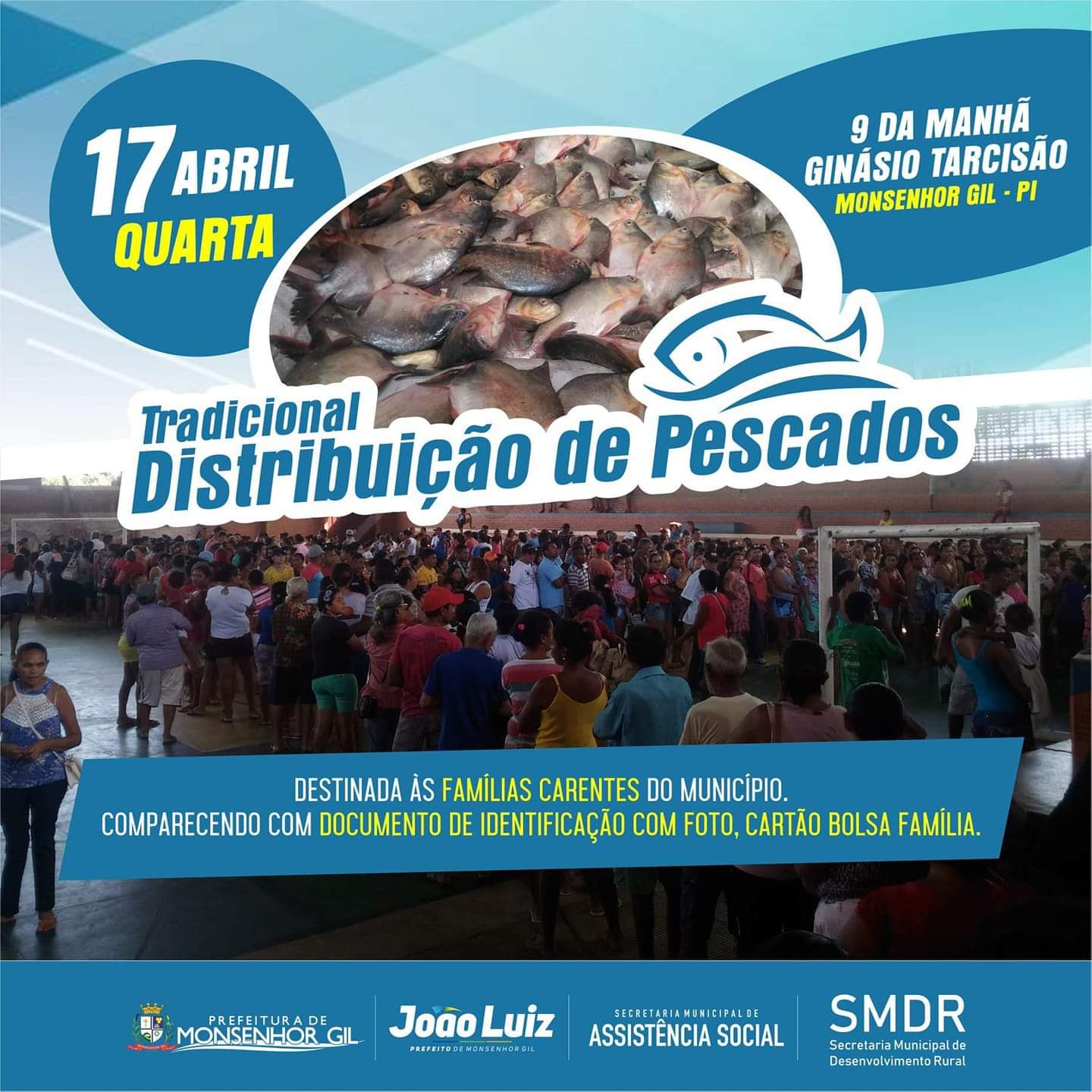 Prefeito João Luiz inova e descentraliza entrega do pescado  - Imagem 1