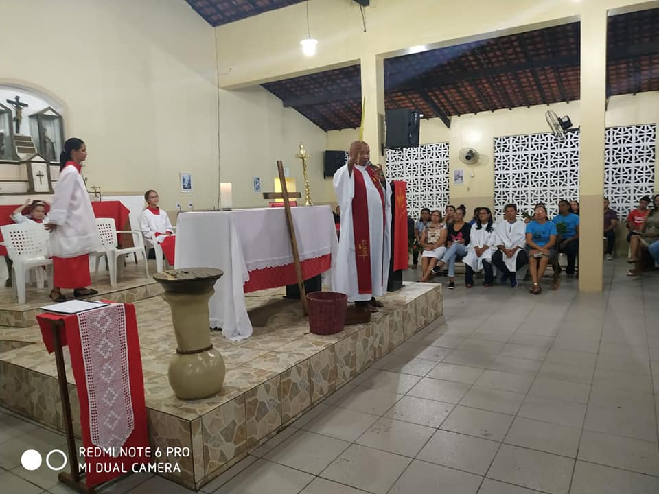 Procissão de ramos da início a semana santa na paróquia Santo Inácio de Loyola em Santo Inácio do Piauí - Imagem 3