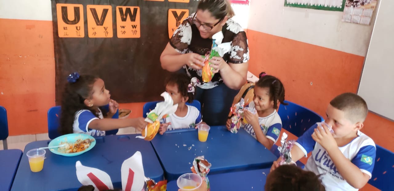 Secretaria Municipal de Educação de Uruçuí  comemora a Páscoa nas escolas da zona rural