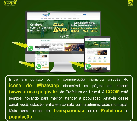 PMU disponibiliza comunicação através de Whatsapp