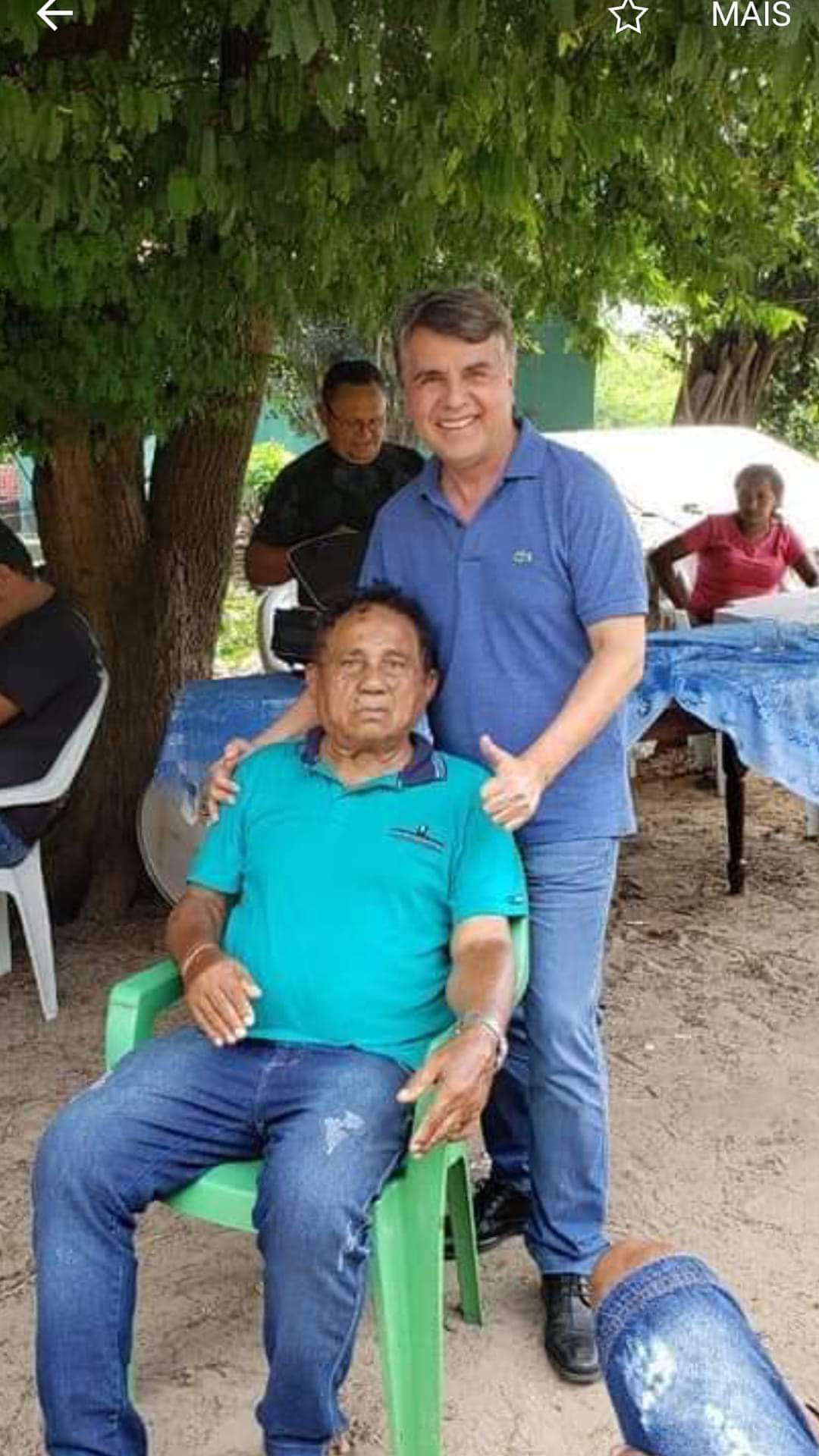 Prefeito João Luiz prestigia aniversário de tradicional sanfoneiro  - Imagem 1
