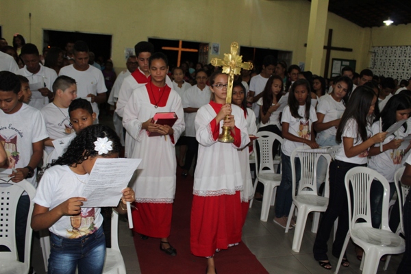 Paróquia realiza missa de envio da imagem da sagrada família para peregrinação  - Imagem 7