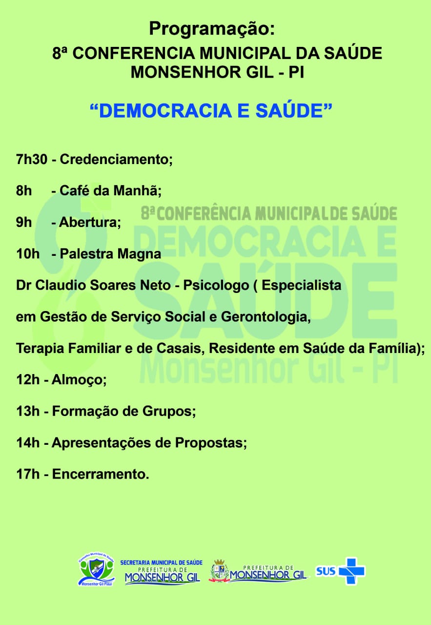Prefeito João Luiz e Secretário Herbert César comandam conferência de saúde - Imagem 1