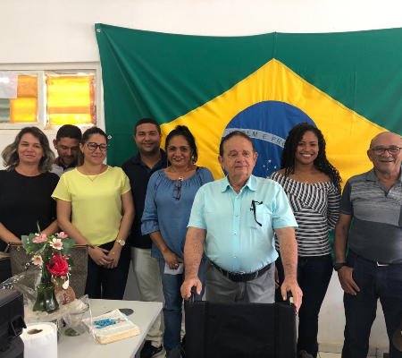 Prefeito Dr Wagner e secretários municipais visitam a Sala da cidadania 
