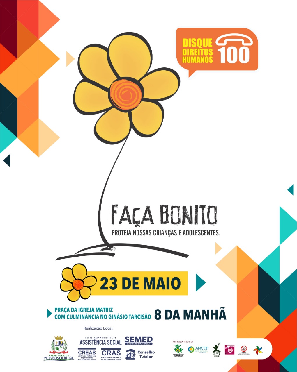 Monsenhor Gil diz Não à Exploração Sexual de Crianças e Adolescentes  - Imagem 5