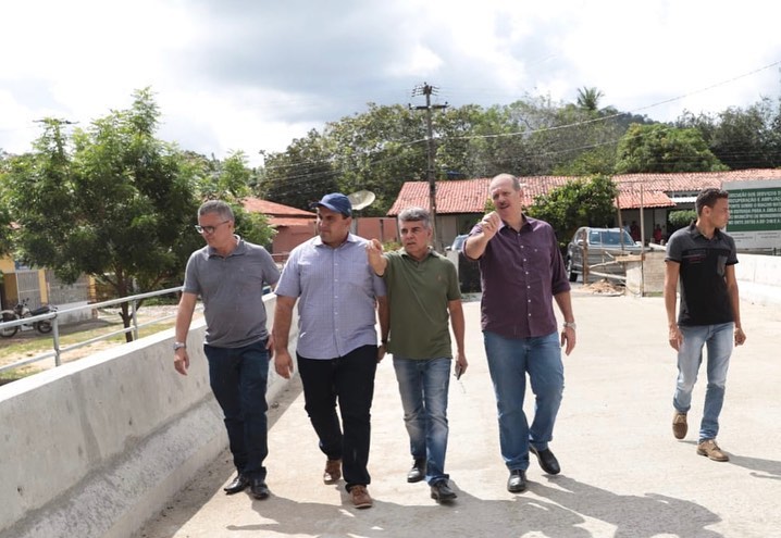 Obras da construção da ponte é tema de visita do deputado Georgiano Neto em Monsenhor Gil  - Imagem 1