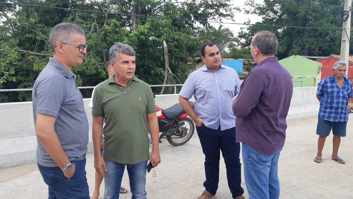 Obras da construção da ponte é tema de visita do deputado Georgiano Neto em Monsenhor Gil  - Imagem 6