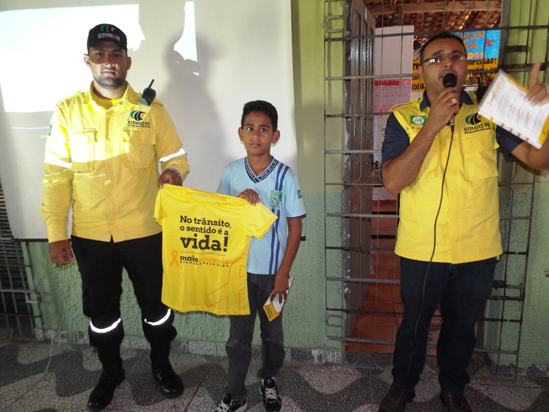 Strans leva campanha “Maio Amarelo” às escolas de Pedro II - Imagem 30
