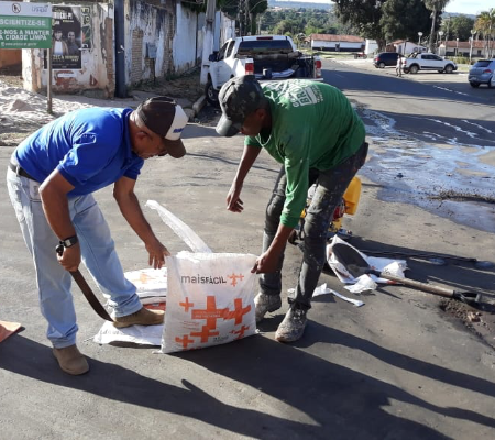 Asfalto instantâneo é testado em Uruçuí