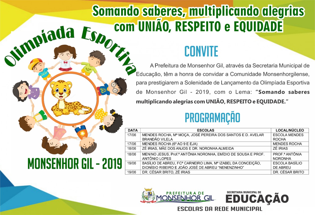 Lançamento das Olimpíadas Escolares marcada pela participação de alunos, professores e até do prefeito  - Imagem 15