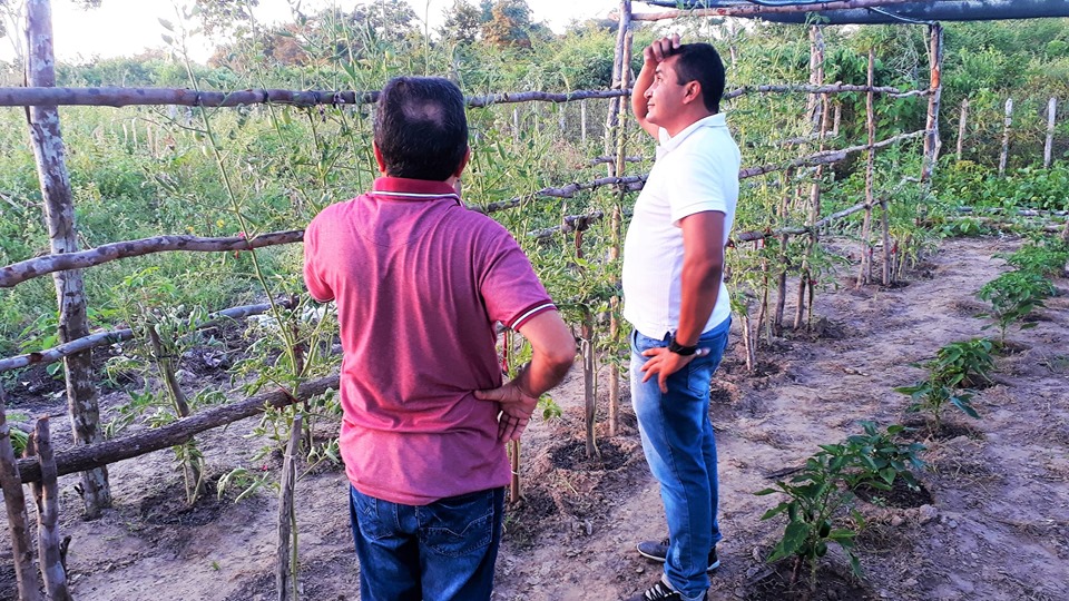Prefeito Genival Bezerra visita horta comunitária na zona rural - Imagem 10