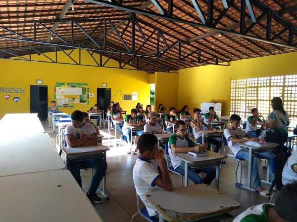 Secretaria municipal de educação realiza simulado com alunos que irão fazer a prova Brasil   - Imagem 8