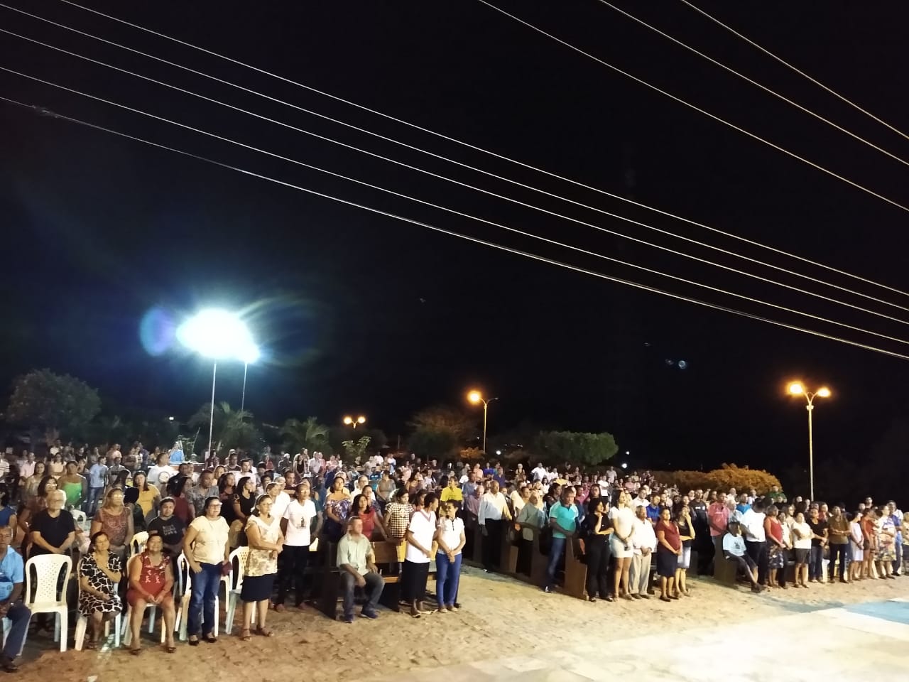 Fiéis participaram da segunda noite de novena a Santo Inácio de Loyola, na noite dessa terça-feira - Imagem 4