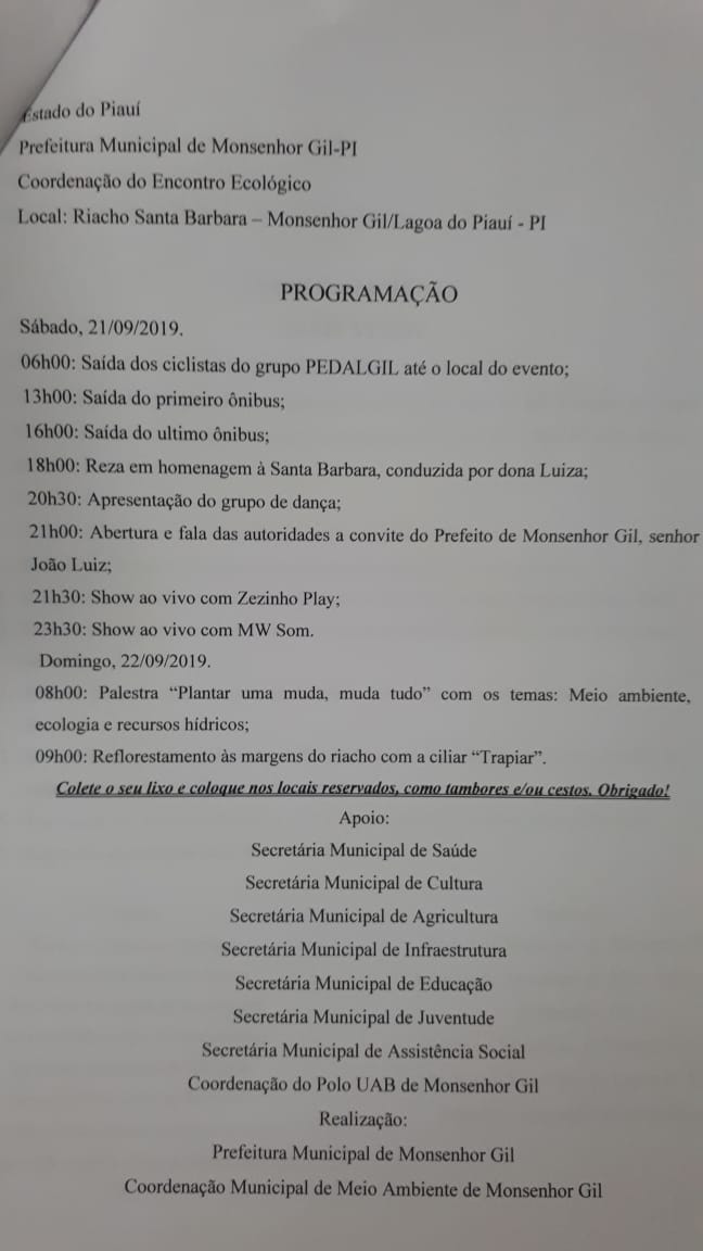 Prefeito João Luiz resgata uma tradição de gerações - Encontro Ecológico - Imagem 13