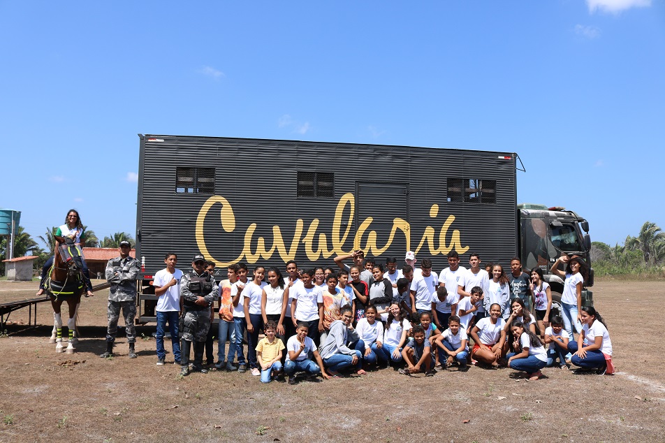 Alunos do Pelotão Mirim tiveram oficina com Esquadrão de Polícia Montada  - Imagem 30