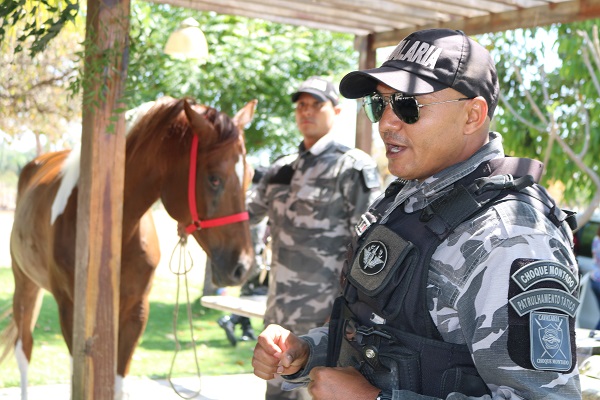 Alunos do Pelotão Mirim tiveram oficina com Esquadrão de Polícia Montada  - Imagem 20