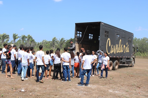 Alunos do Pelotão Mirim tiveram oficina com Esquadrão de Polícia Montada  - Imagem 26