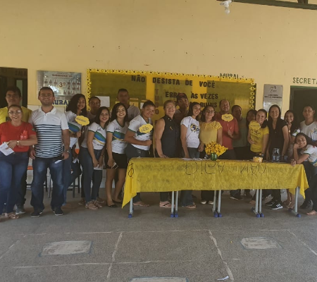 Dia “D” do Setembro Amarelo marca atividades do mês de prevenção ao suicídio na Escola Estadual de Coivaras