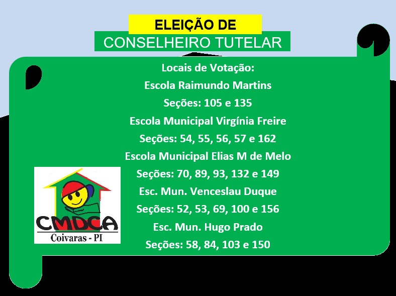 CMDCA: Coivaras se prepara para Eleição de Conselheiro Tutelar - Imagem 2