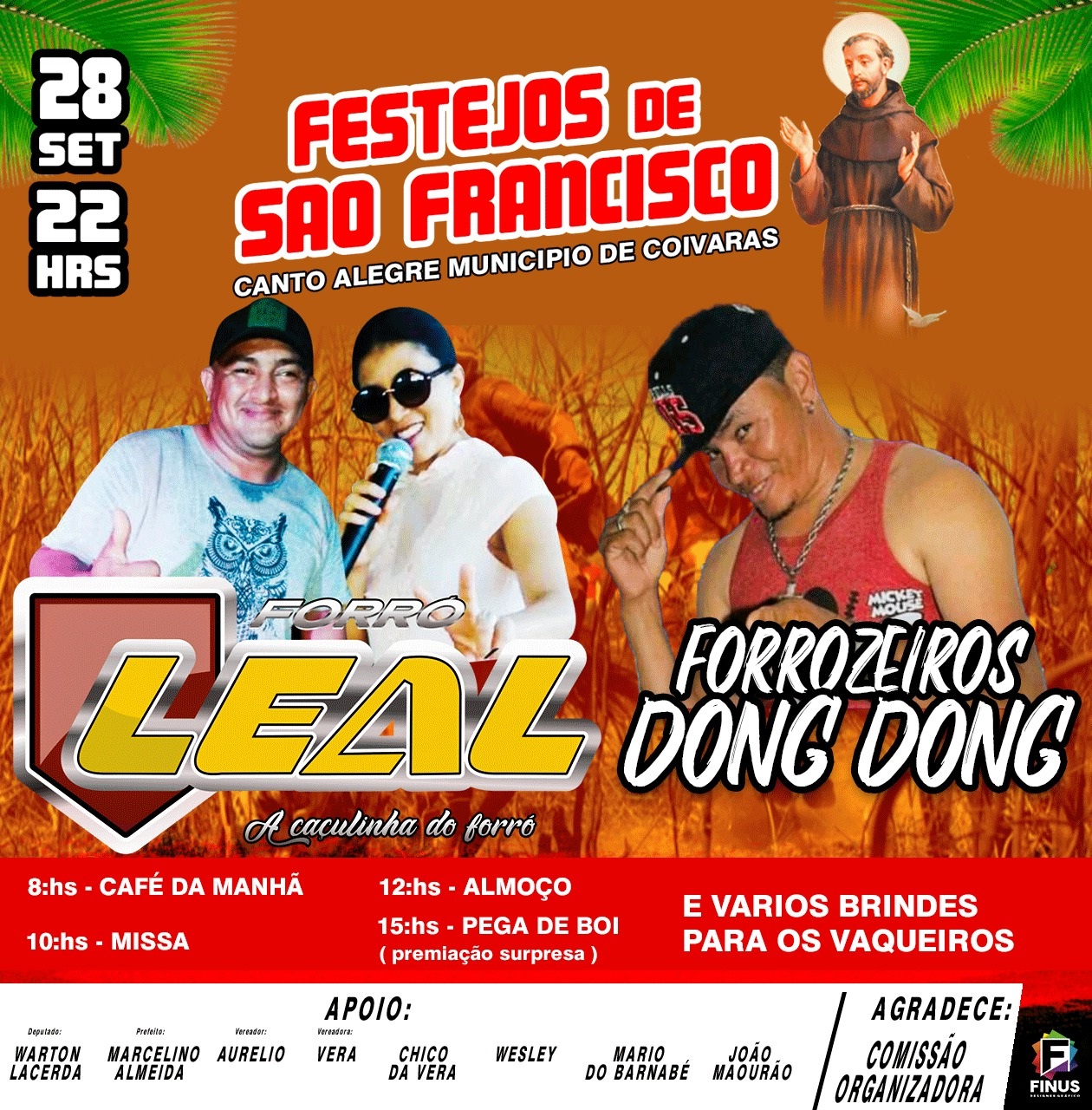 Participe! Tradicional Festa dos Vaqueiros dos Festejos de São Francisco da Comunidade Canto Alegre - Imagem 1