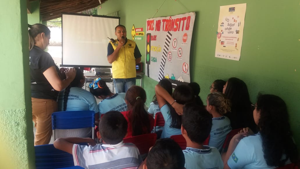 STRANS de Pedro II realiza palestra educativa para segurança no transito  - Imagem 2