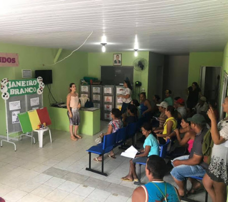 Janeiro Branco trabalhado pelo NASF em São João da Serra