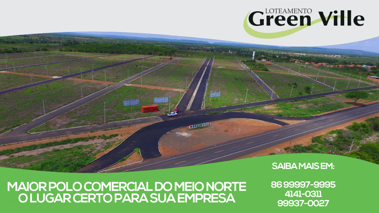 Loteamento Greenville em Água Branca-Pi, apresenta Rede de água, rede de energia e pavimentação asfáltica - Imagem 1