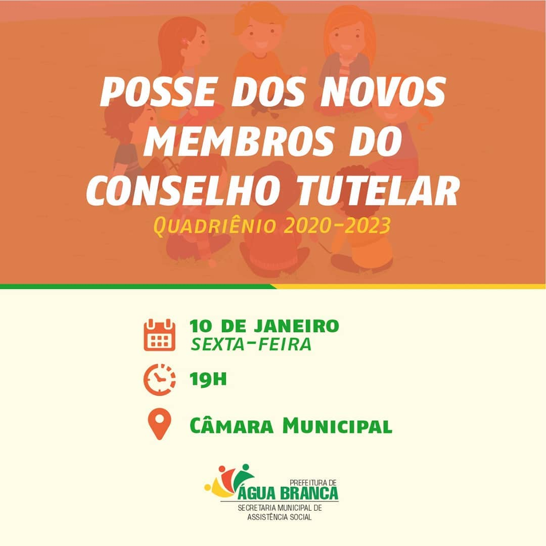 Novos conselheiros tutelares de Água Branca tomam posse nesta sexta (10) - Imagem 1