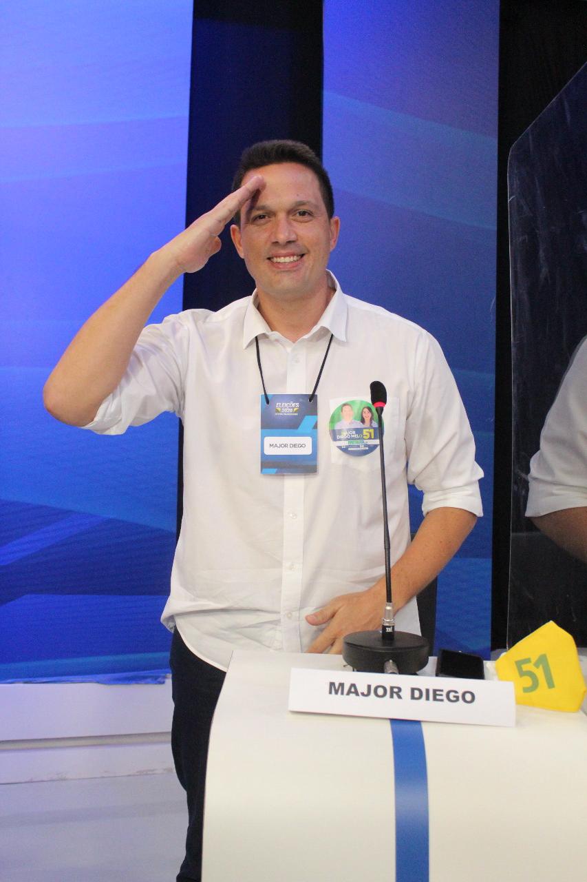 Major Diego, candidato do  Patriotas à Prefeitura de Teresina - Foto: Raíssa Morais