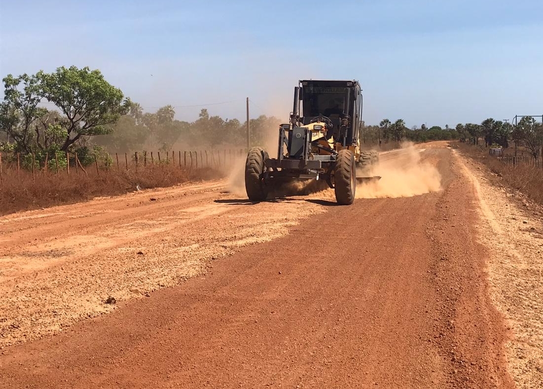 Retomada as obras de pavimentação da Rodovia PI 215, que liga Coivaras a Campo Maior - Imagem 1