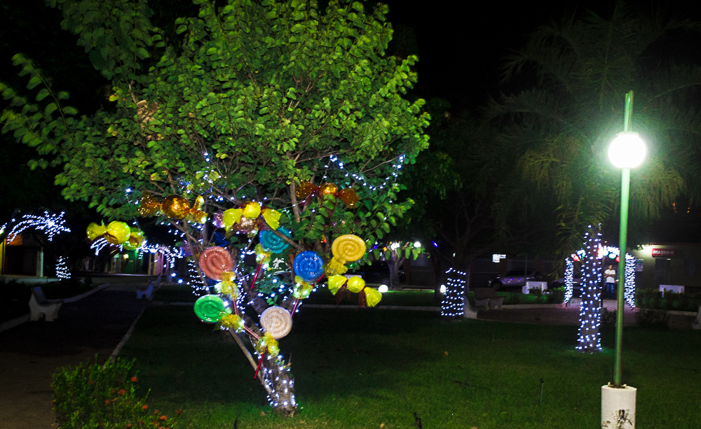 Confira a decoração natalina da praça 28 de Dezembro, em Joaquim Pires - PI - Imagem 11