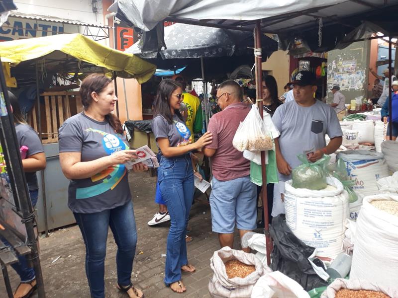 Município realiza mobilização com panfletagem no centro da cidade  - Imagem 8