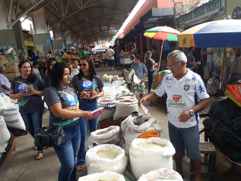 Município realiza mobilização com panfletagem no centro da cidade  - Imagem 4
