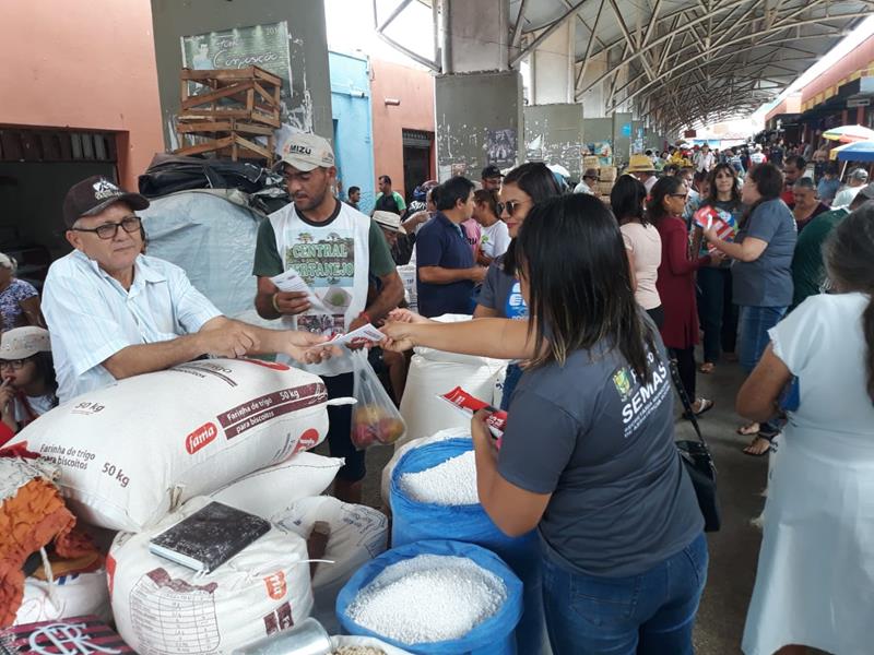 Município realiza mobilização com panfletagem no centro da cidade  - Imagem 3